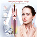 Rechargeable 2-in-1 Eyebrow & Facial Hair Trimmer